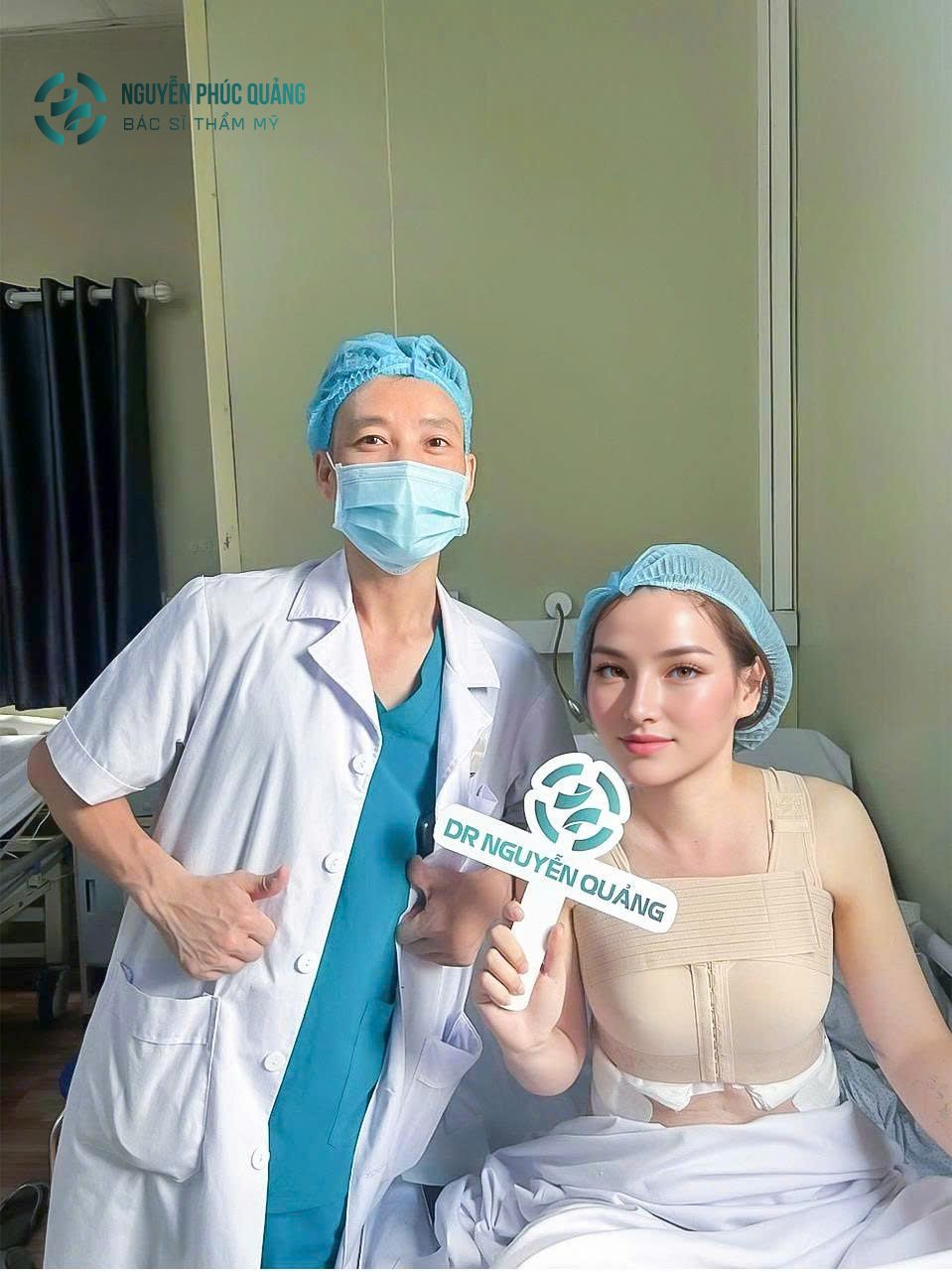 Đánh giá nâng ngực bác sĩ Nguyễn Quảng – Khách hàng nói gì?