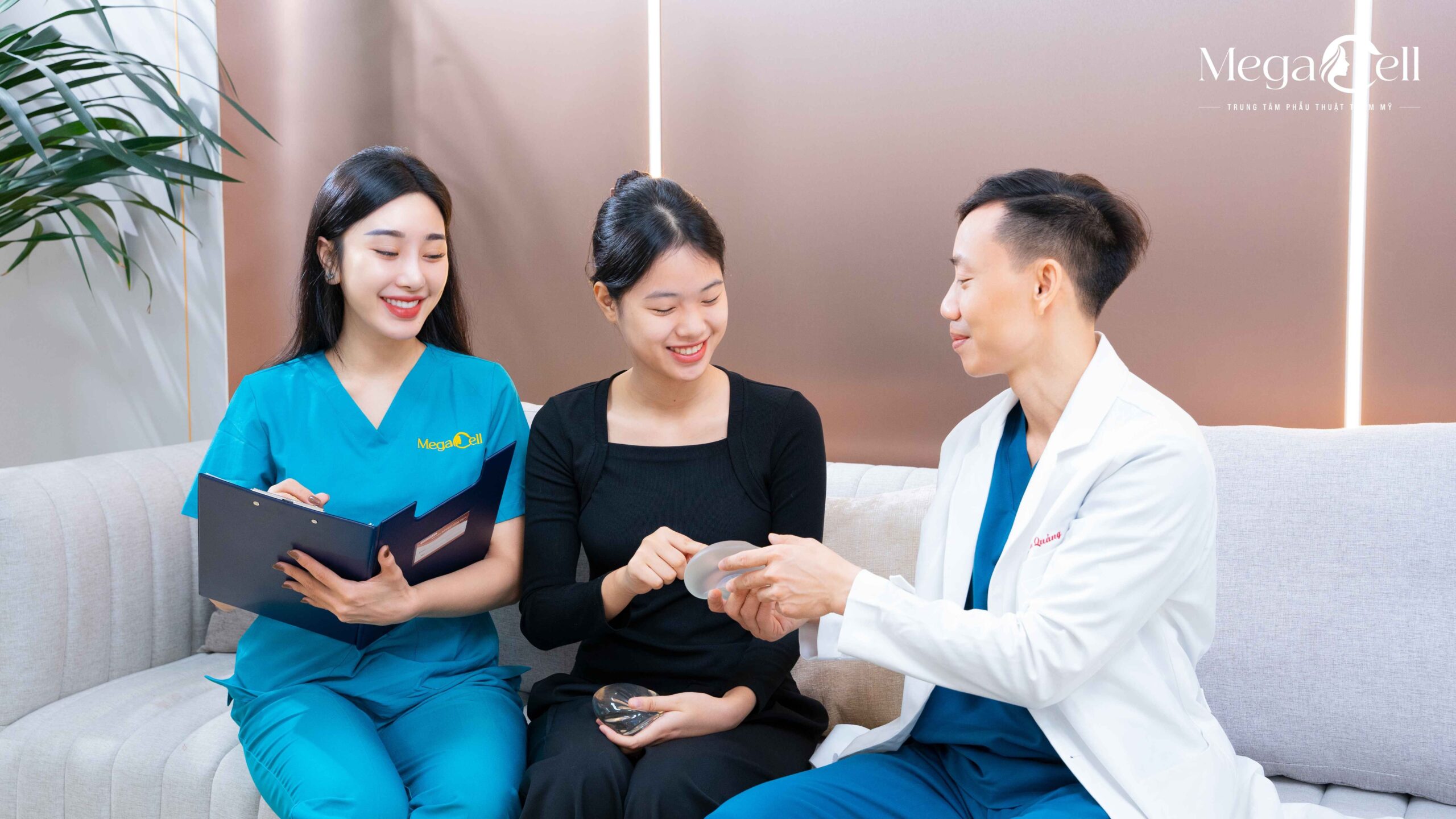 Quy trình nâng ngực phong thủy tại MegaCell